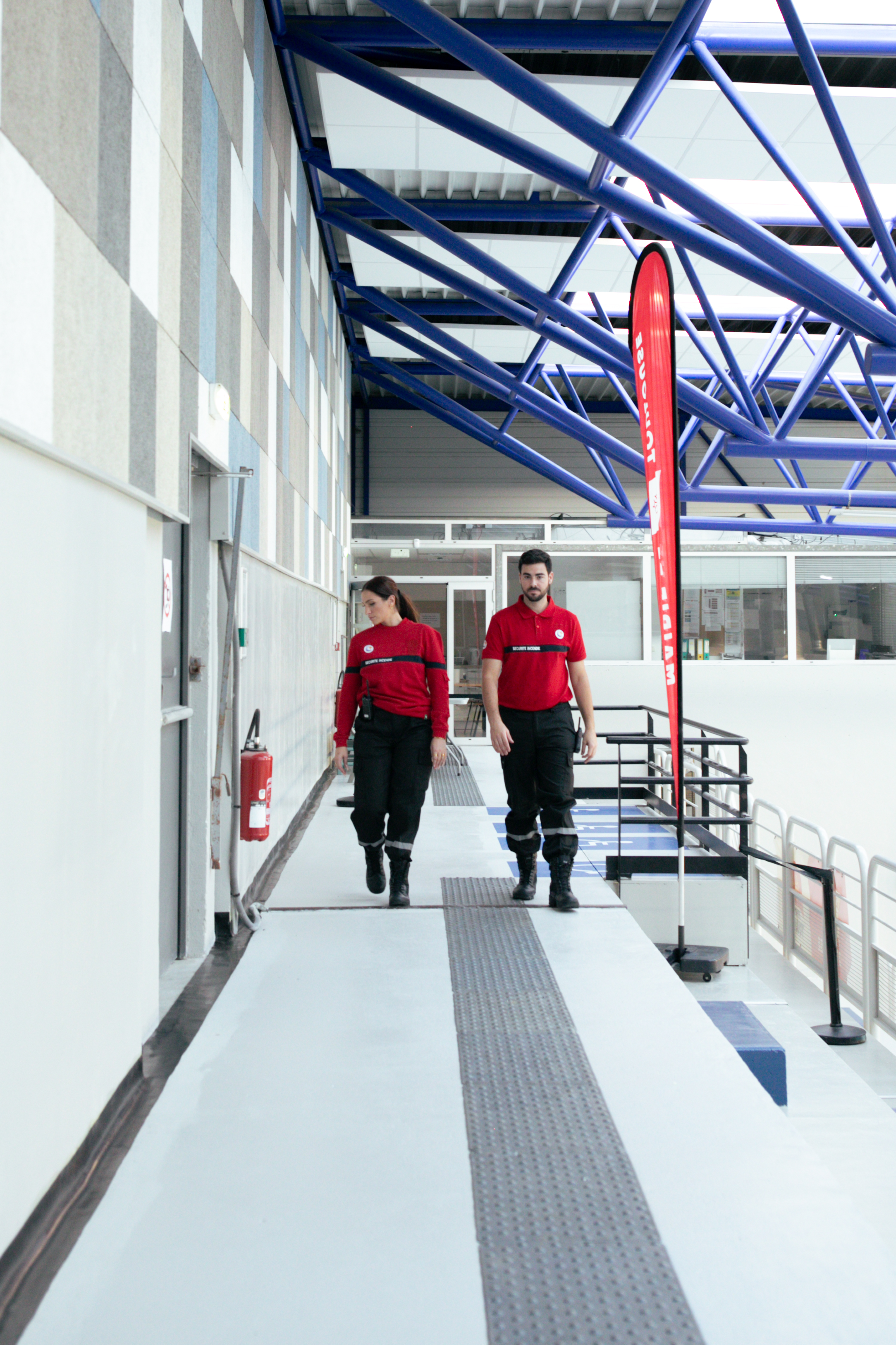 Agents SSIAP AB2S en ronde de sécurité